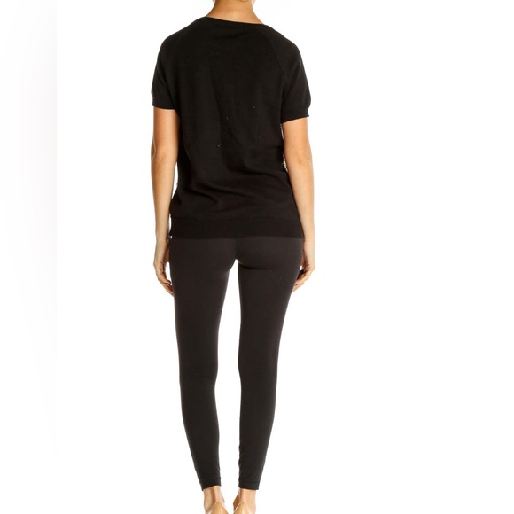 Moth White Geometric Print All Day Wear T-Shirt size M - Picture 3 of 12